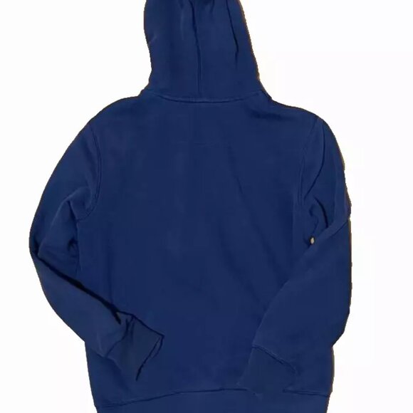 Vintage Jacket hoodie with zipper blue Nike yankees team Size G - Picture 2 of 5